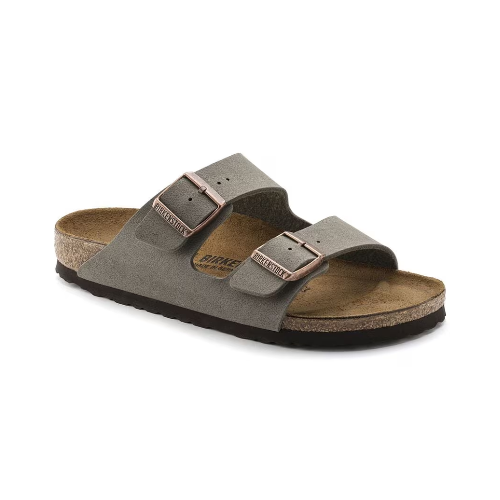 Birkenstock Arizona Birko- Flor Birkibuc Stone Narrow