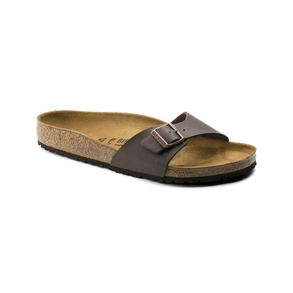 Birkenstock Madrid Birko- Flor Dark Brown Regular